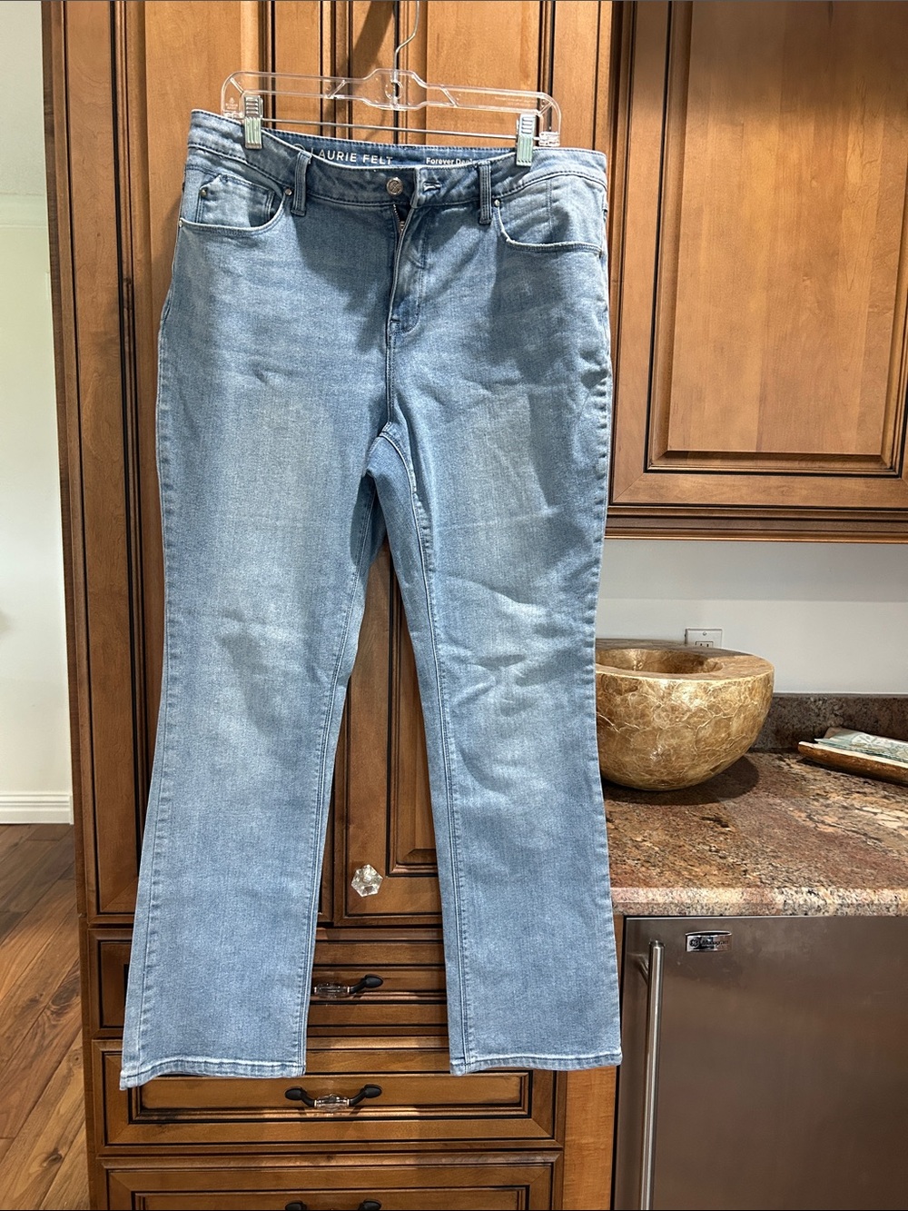 Laurie Felt Women's Light Blue Boot Cut Jeans
